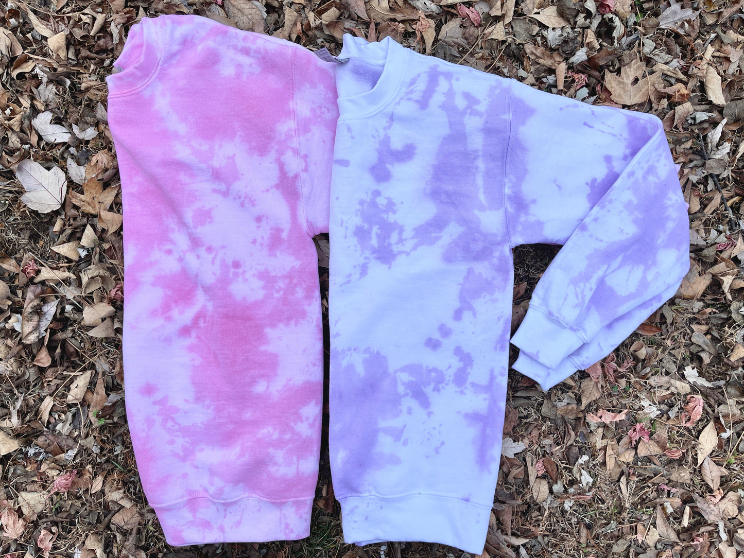 Blank Dyed Pink/Lavender Tee or  Sweatshirt