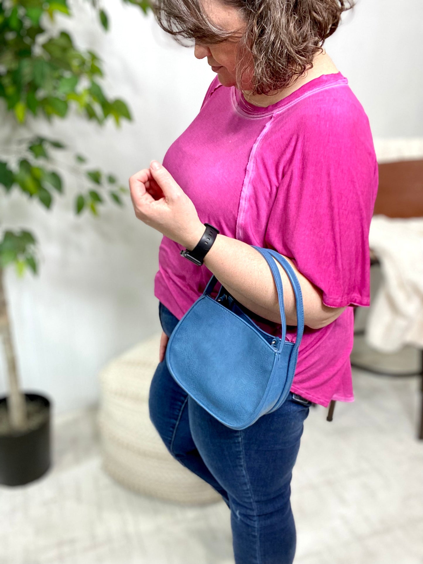 Tasha Satchel in Blue