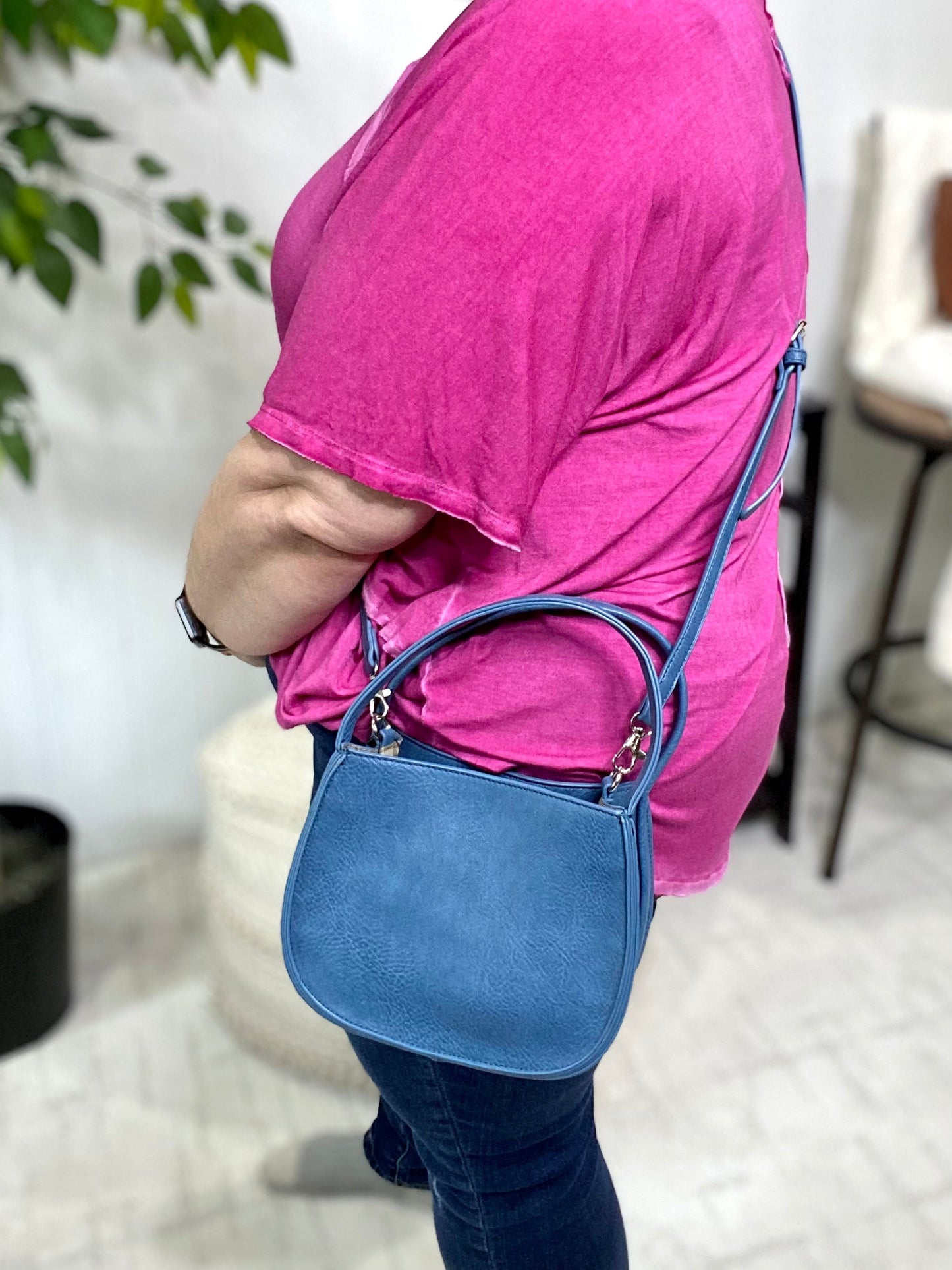 Tasha Satchel in Blue