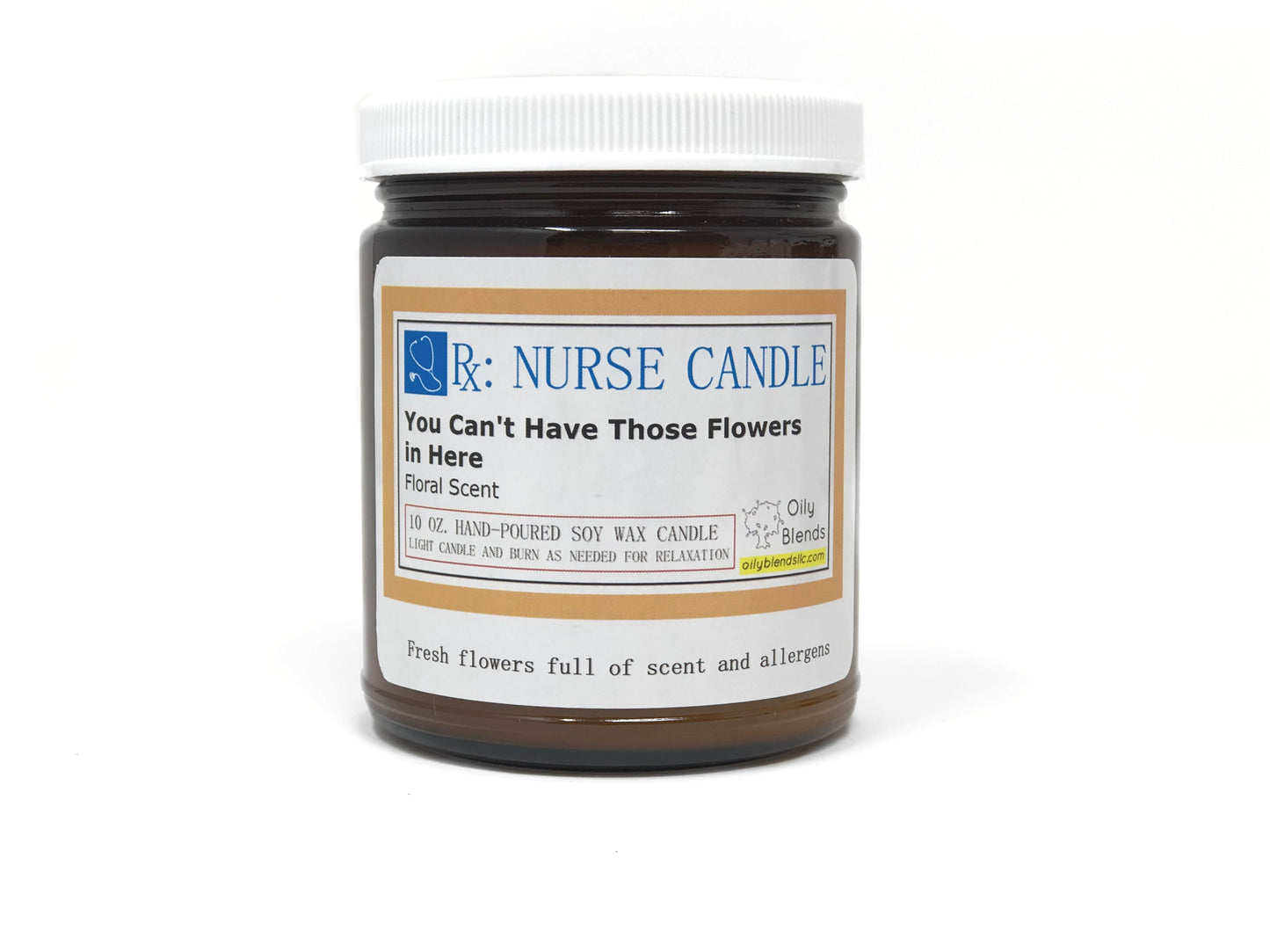 Nurse Candles - 25 Hour Burn Time Soy Wax Candles