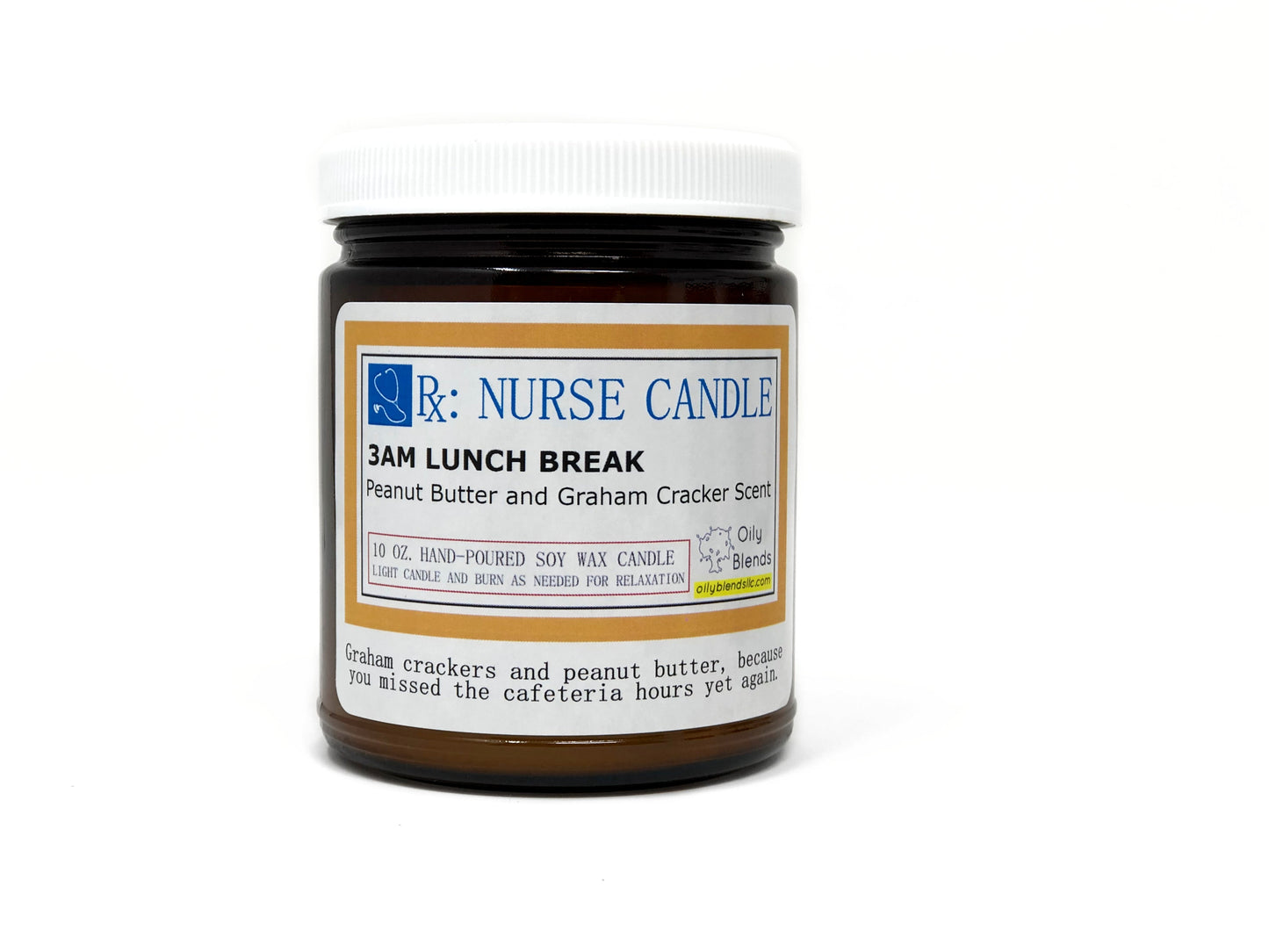 Nurse Candles - 25 Hour Burn Time Soy Wax Candles