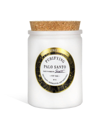 Pearl Street Lights Palo Santo Candle