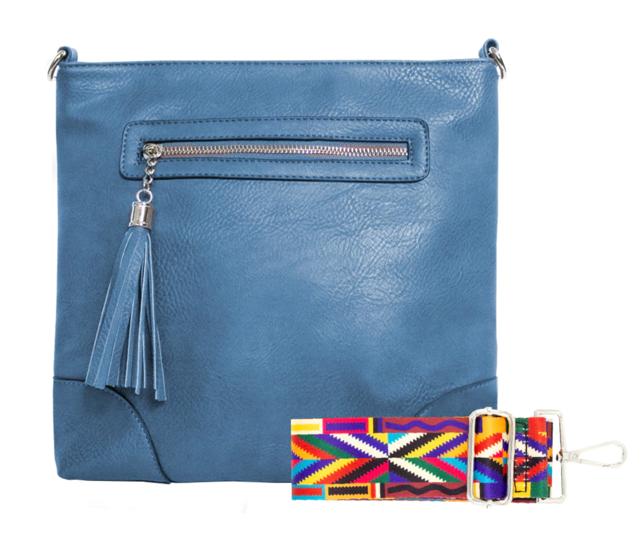 Marion Crossbody in Slate Blue