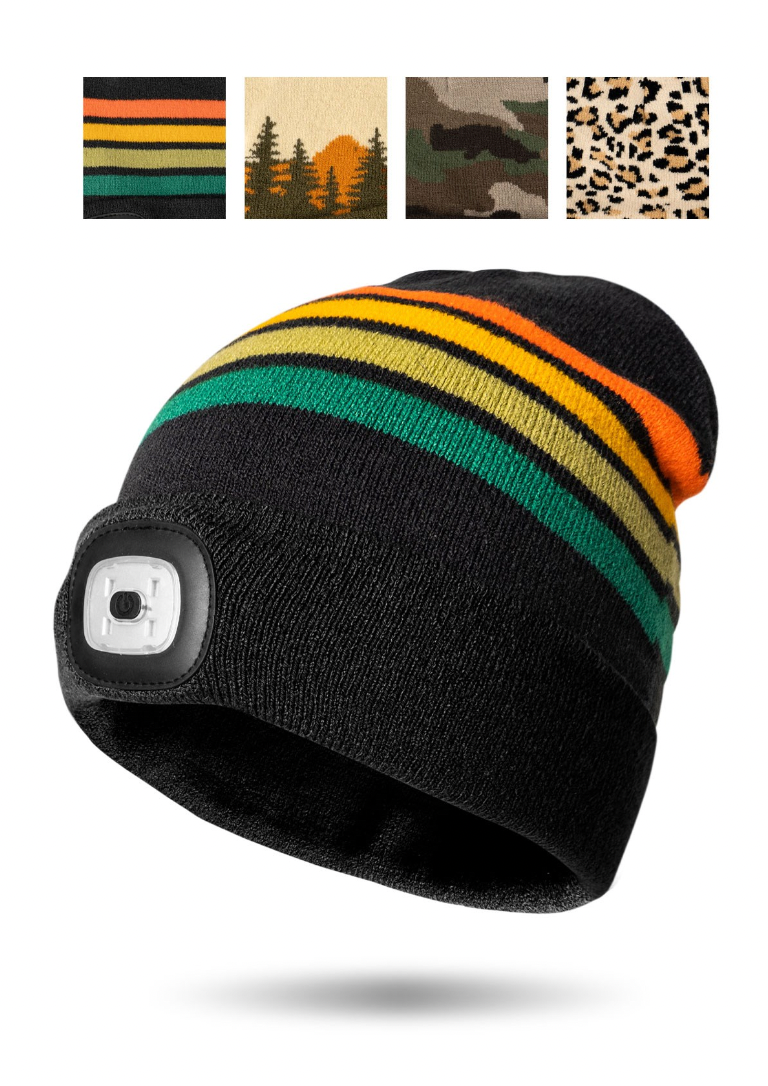 Night Scope LED Beanie - Camo