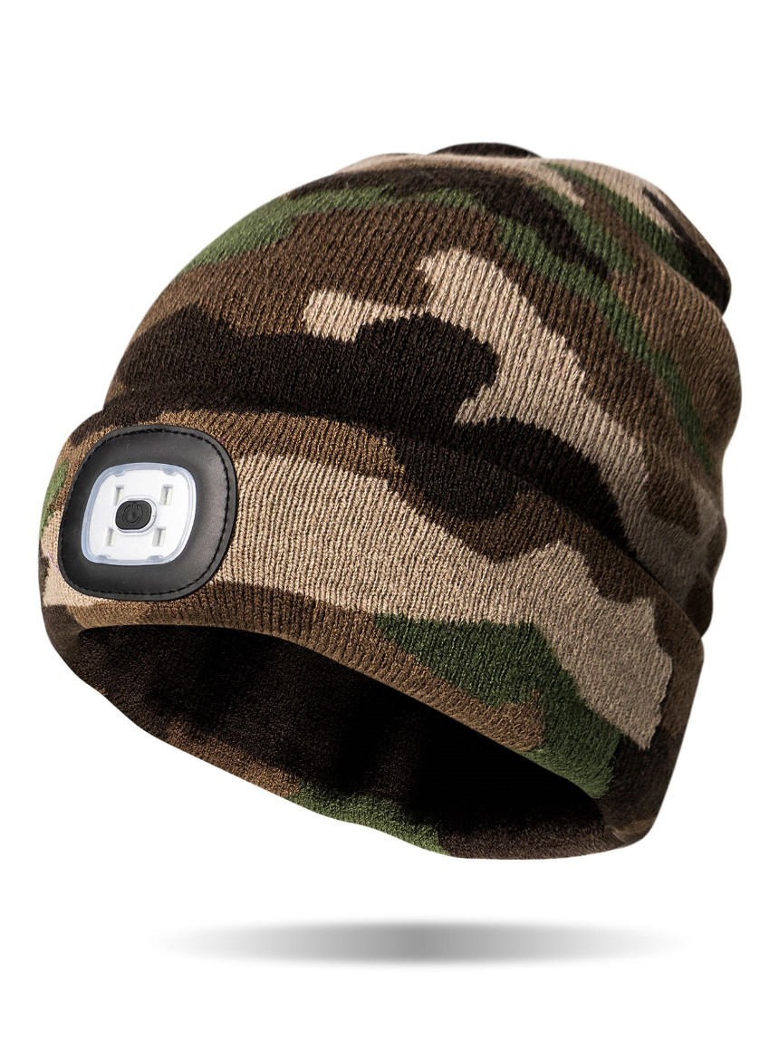 Night Scope LED Beanie - Camo