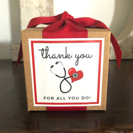 Nurse/Doctor Appreciation Custom 4oz Toffee Boxes