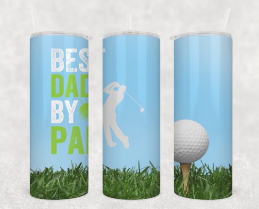 Daddy and me Best Dad By Par Tumbler Set