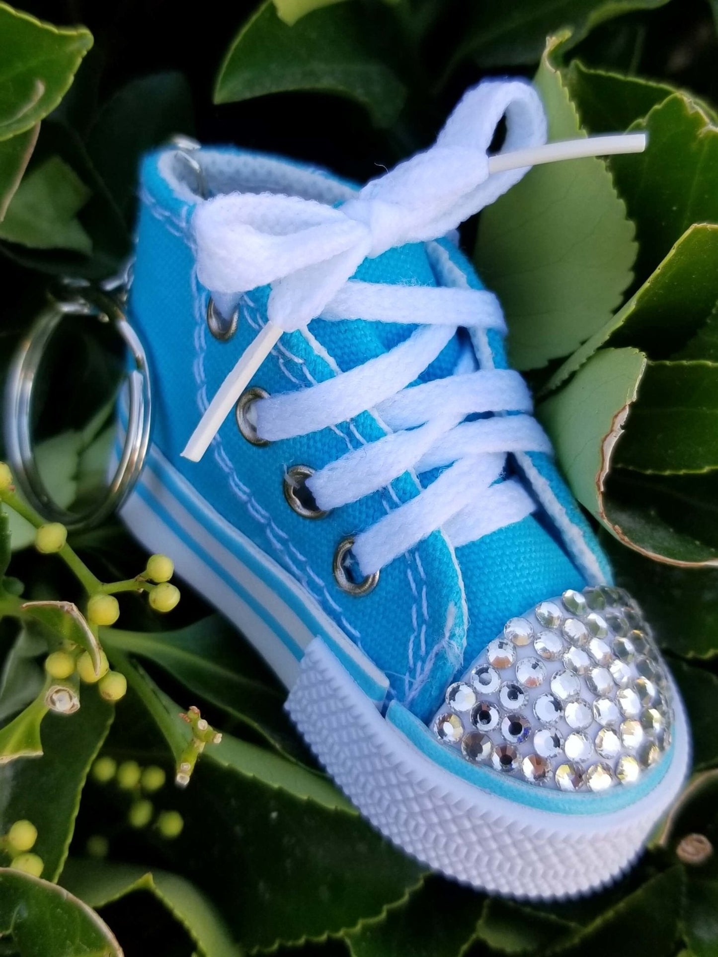 Blinged Toe Sneaker Keychains. - Diamond Painting Bling Art