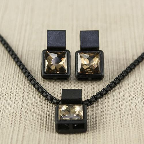 ClaudiaG Coal Necklace-Tan