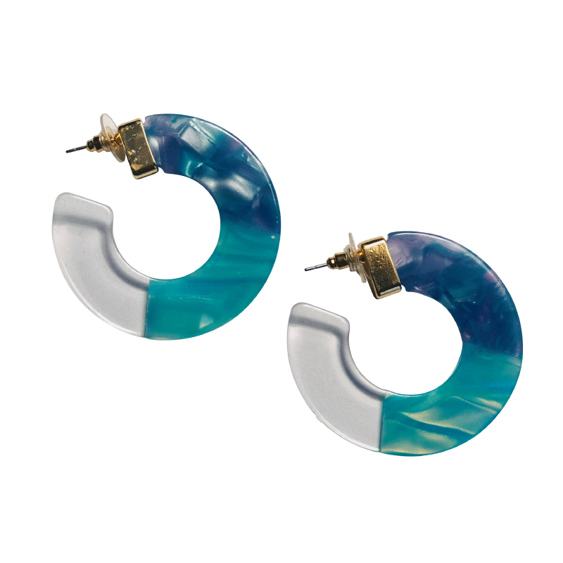 ClaudiaG Eva -Blue Earrings