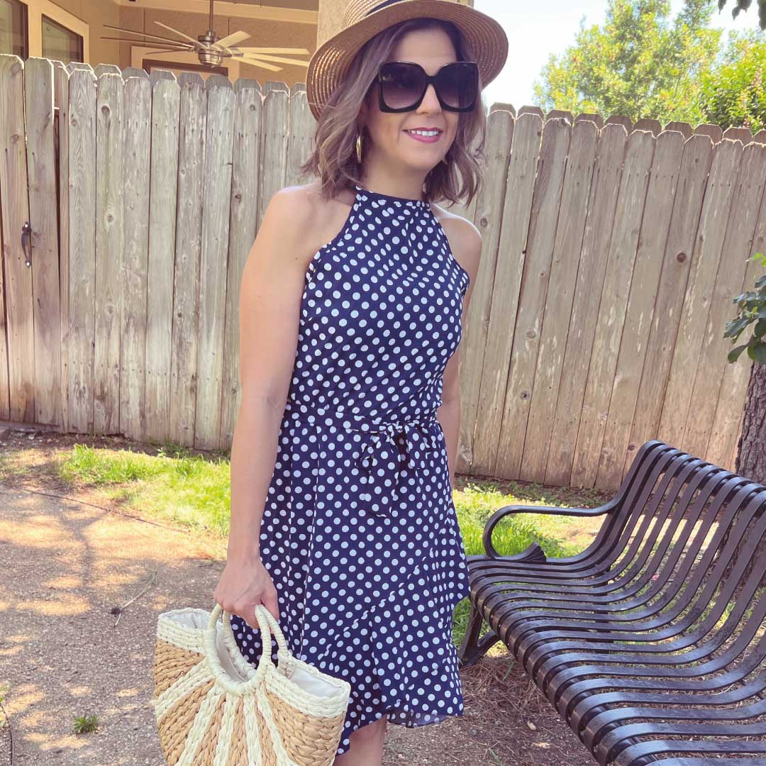 ClaudiaG Freckled Summer Dress