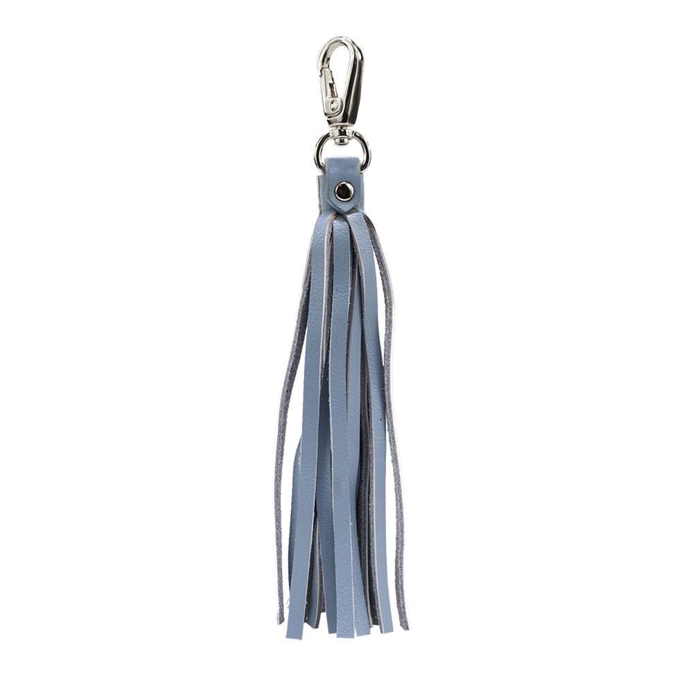 ClaudiaG Fringe Power Bag Charm-Serenity/Silver