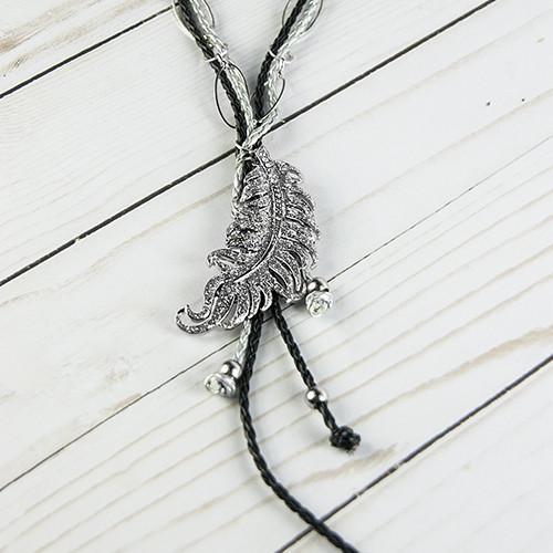 ClaudiaG Rodeo Bling Necklace- Silver