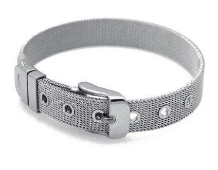 ClaudiaG Stainless Steel Slider Bracelet -Silver