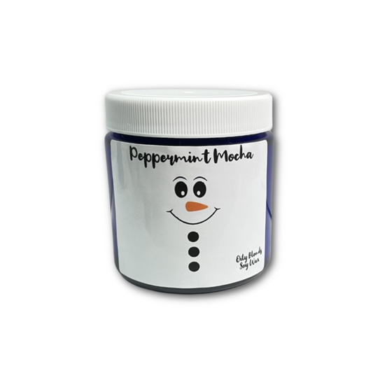 Snowman Christmas Candles Soy Wax 25 Hour Burn Time