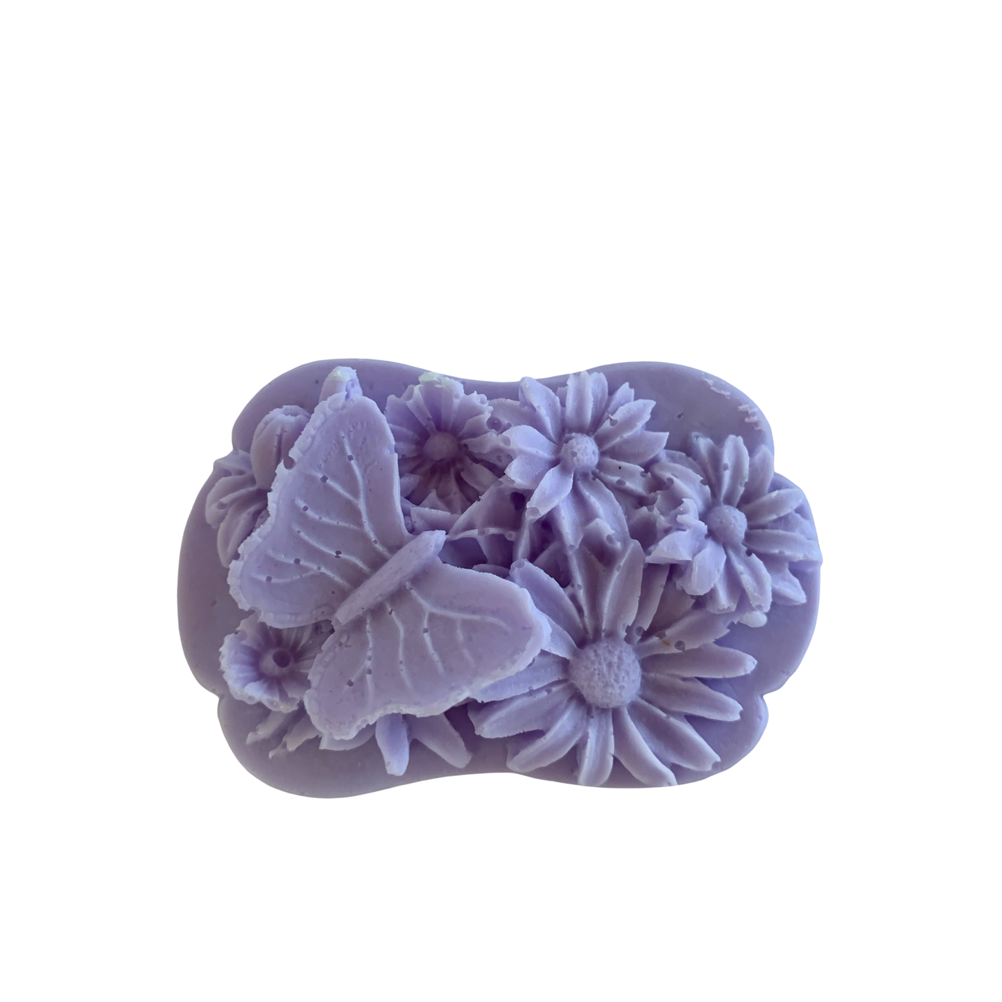 3D Butterfly and Flowers Bar of Soap