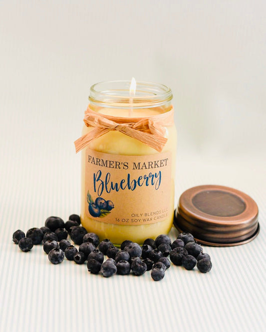 Jumbo Farmer's Market Candles - 100 Hour Burn Time Soy Wax Candles