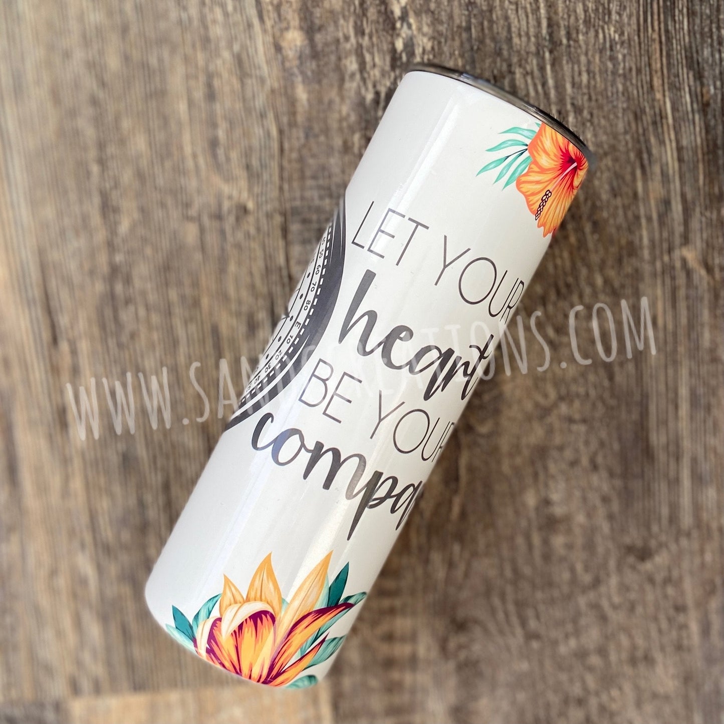 Heart be your compass Tumbler