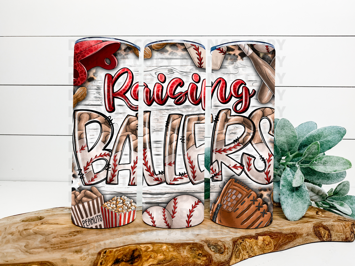 Raising Ballers Baseball Tumbler