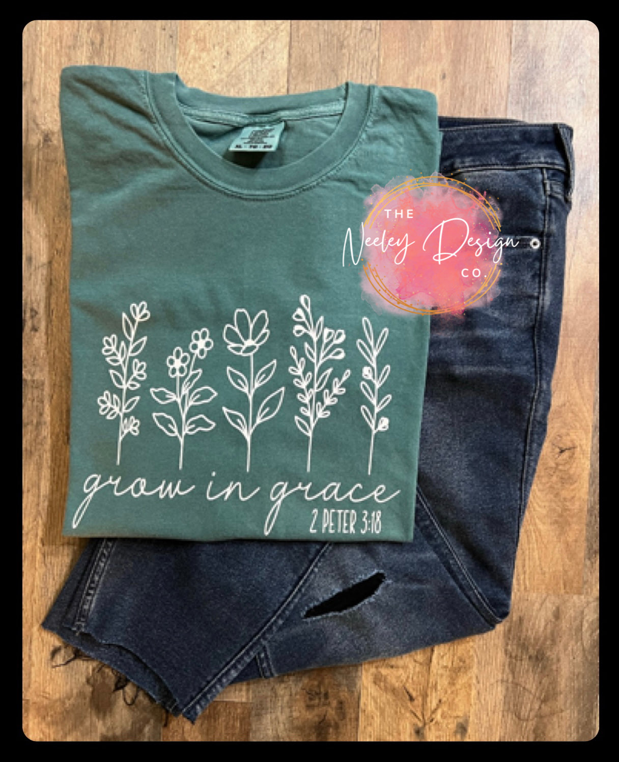 Grow in Grace Comfort Colors Tee