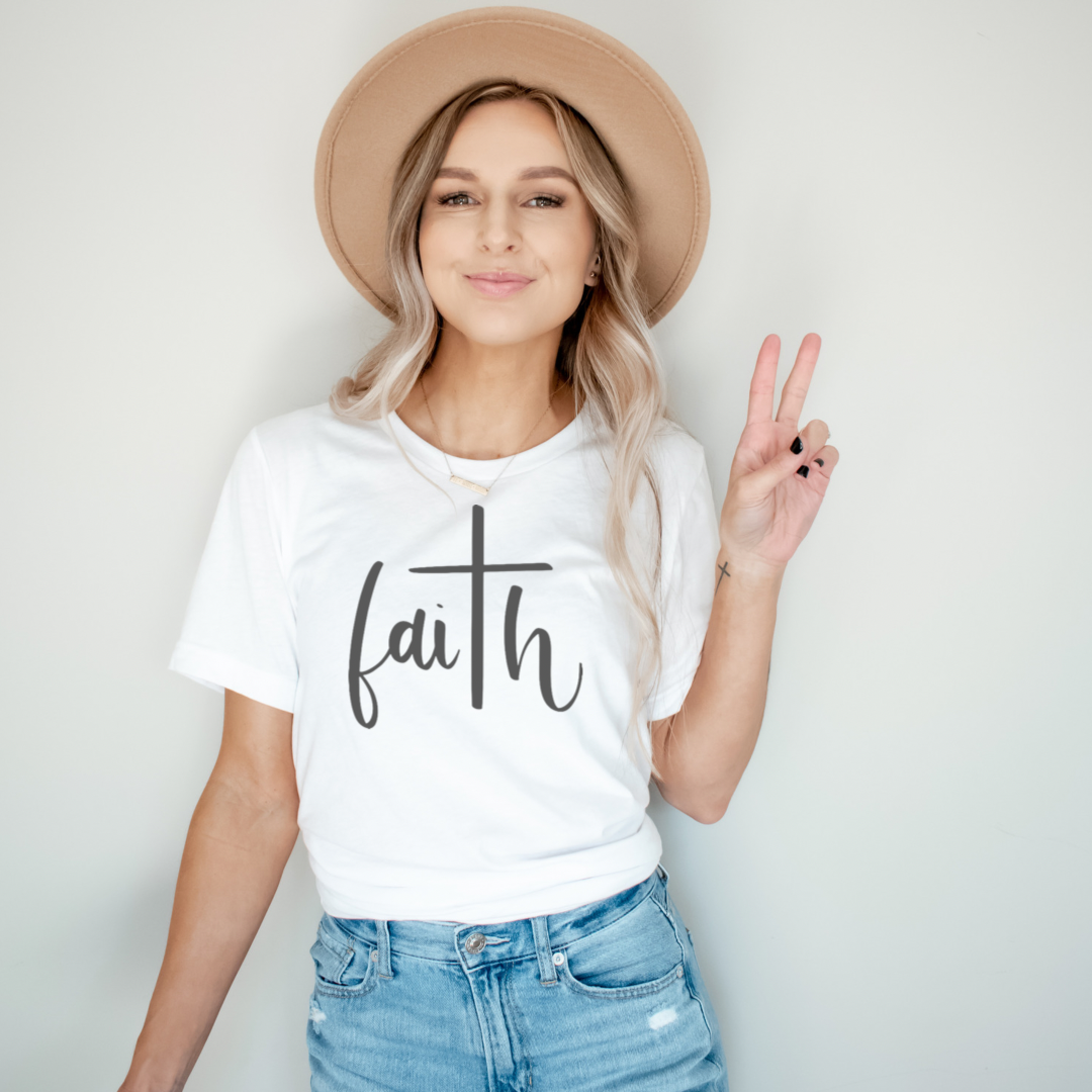 Faith - Direct To Garment (DTG) - Graphic Tee