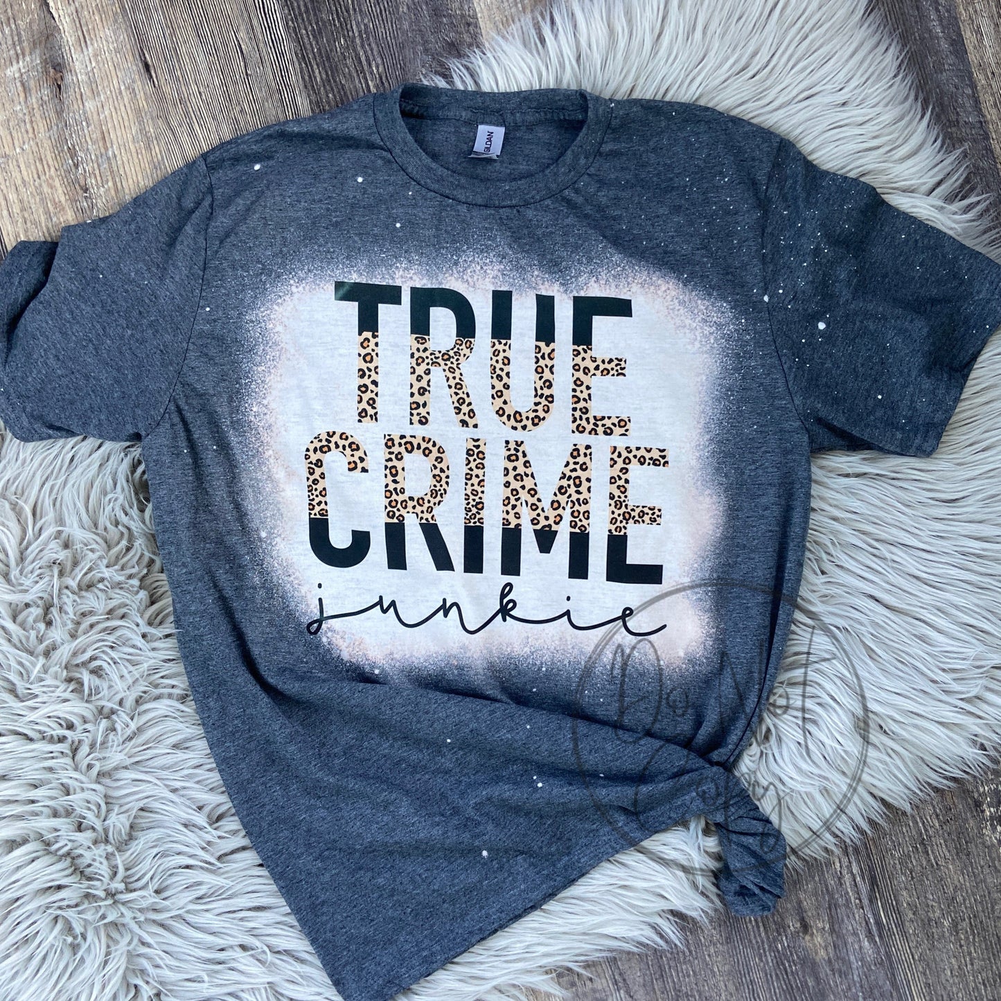 True crime junkie leopard Tee