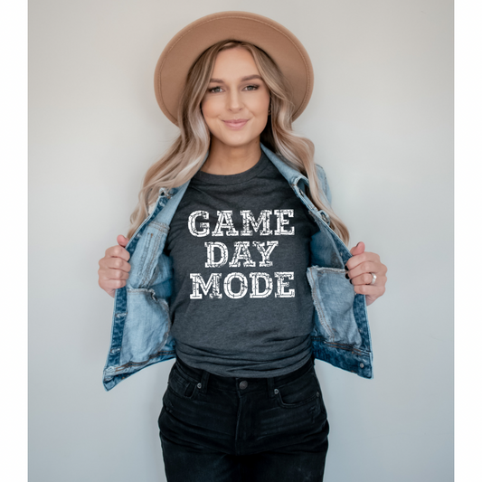 Game Day Mode - Screen Print Transfer Graphic Tee