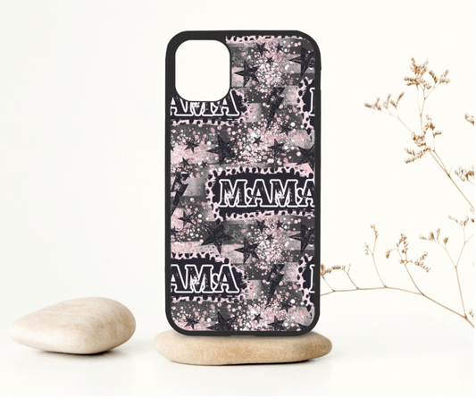 Mama glitter star Phone Case