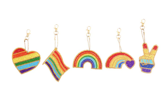 Rainbow Key Chains
