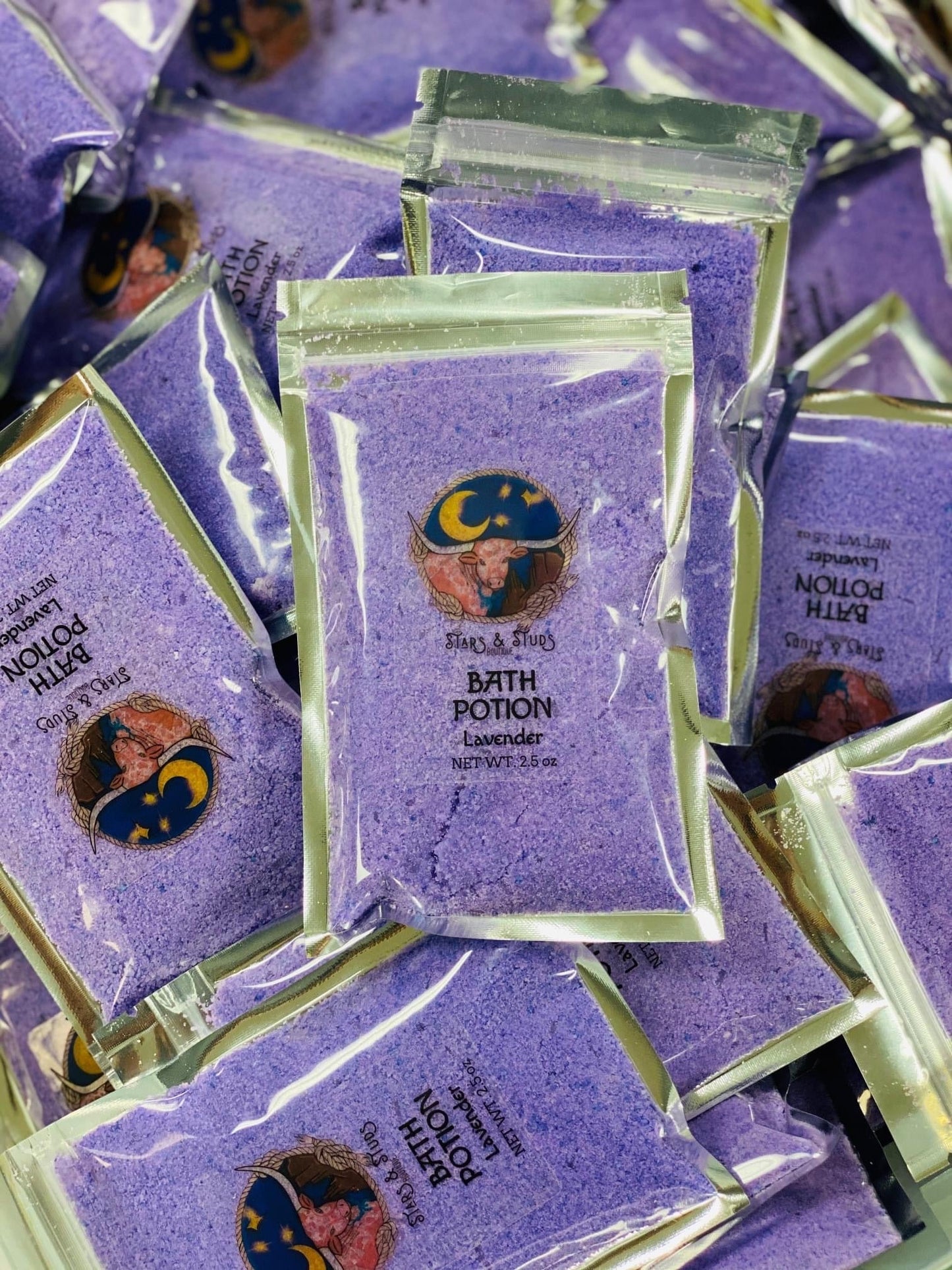 Set of 100 Custom Bath Potion - Oily BlendsSet of 100 Custom Bath Potion