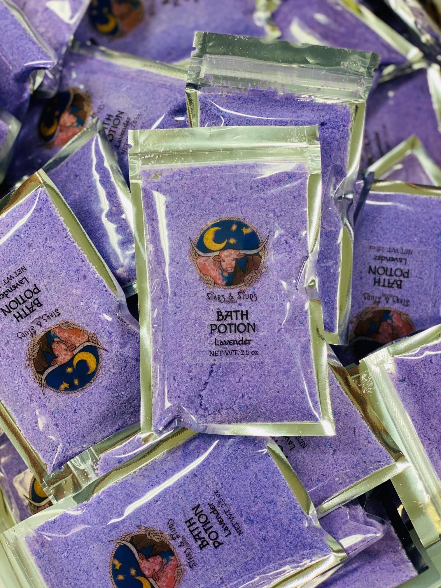 Set of 100 Custom Bath Potion - Oily BlendsSet of 100 Custom Bath Potion