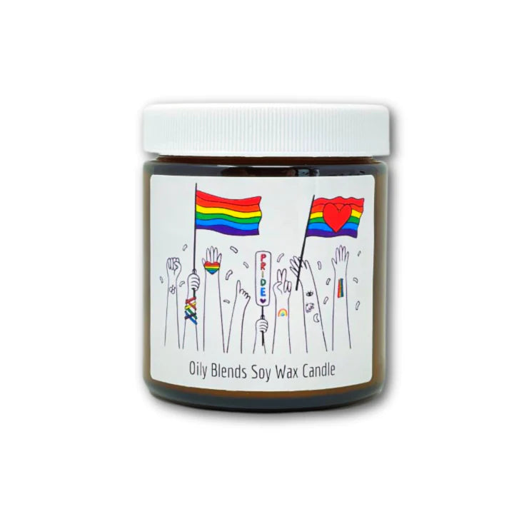 Pride Soy Wax Candles - Happy, Pride, Flags, Love is Love