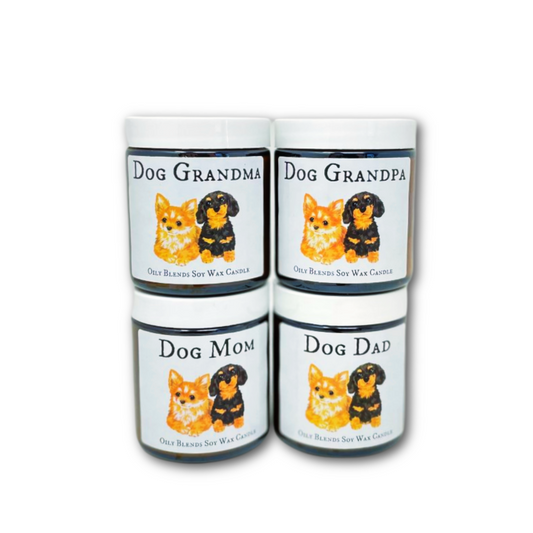 I Love My Dog Soy Wax Candle Mom Dad Grandma Pet Gift