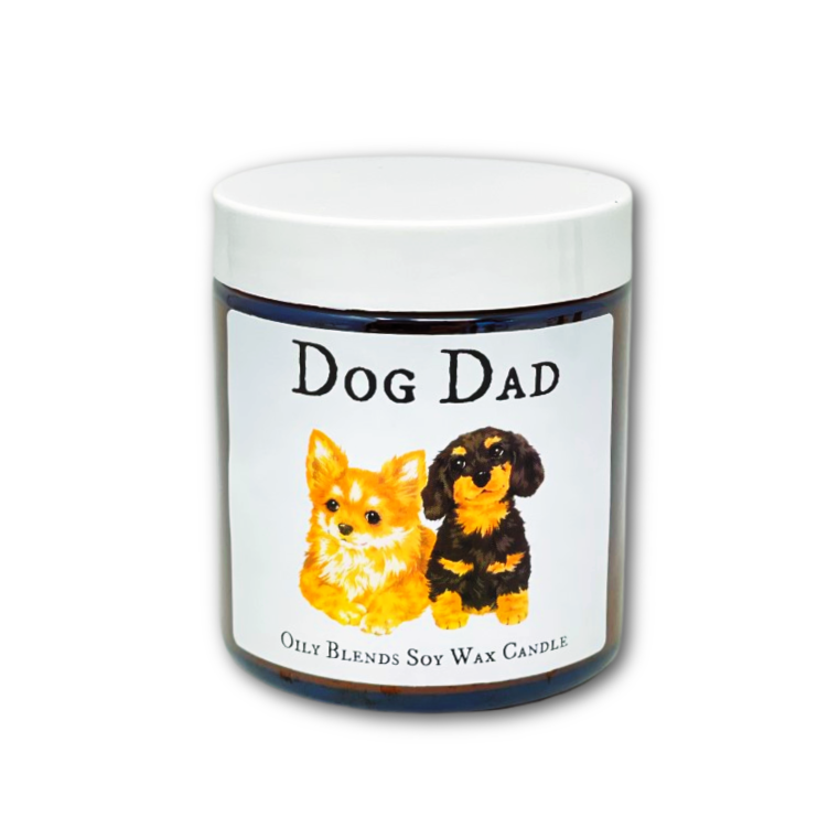 I Love My Dog Soy Wax Candle Mom Dad Grandma Pet Gift