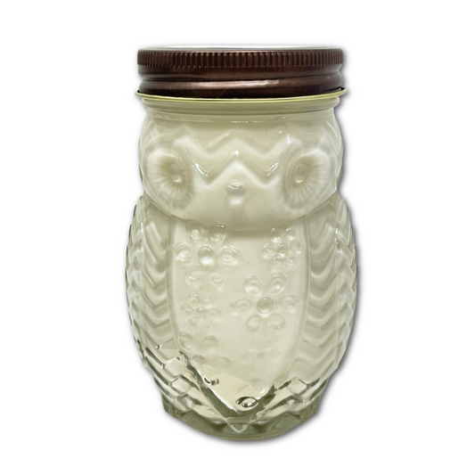 Owl Jumbo Woodland Soy Wax Candles in Specialty Jar