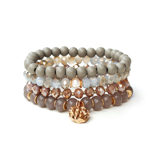 Slate Allie Bracelet Stack